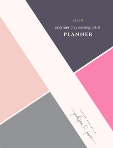 2024 Printable Polymer Clay Earring Artist Planner