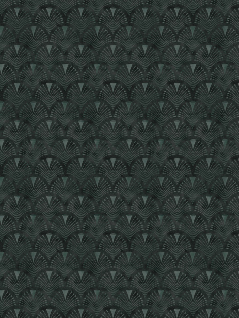 Image Transfers | AD1 - Art Deco Dark Green