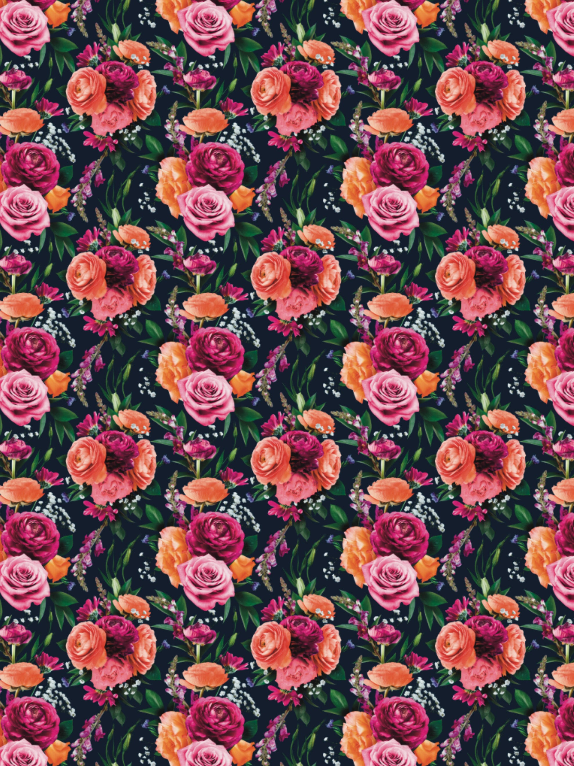 Image Transfers | SFB Pink Orange & Salmon Roses