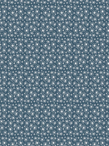 Image Transfers - W/C15 Dark Blue Groovy Flowers
