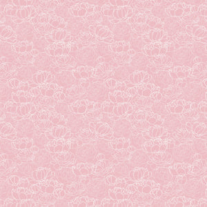 Image Transfers | Pink Fineline Peonies