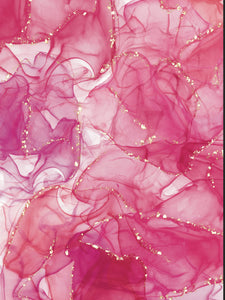 Image Transfers | Pink Alcohol Ink