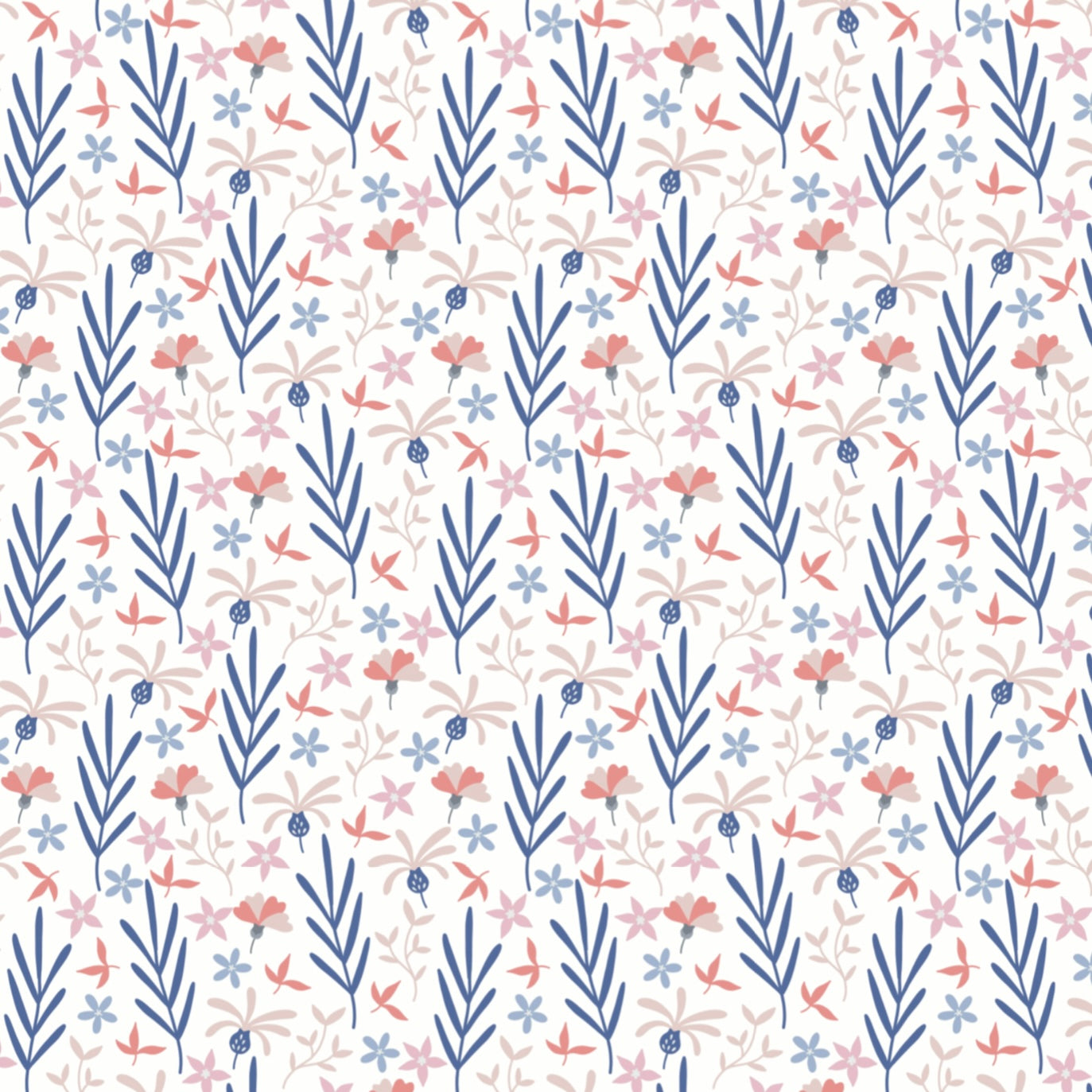Image Transfers | Blue Floral