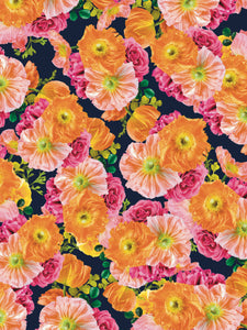 Image Transfers | Orange and Pink Poppies