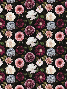 Image Transfers - RF11 Realistic Floral Purple Dahlia