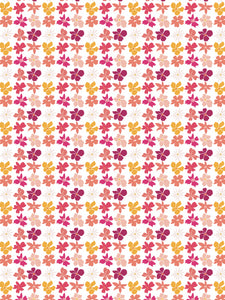 Image Transfers | Yellow, Purple, Pink & Salmon Floral Doodle