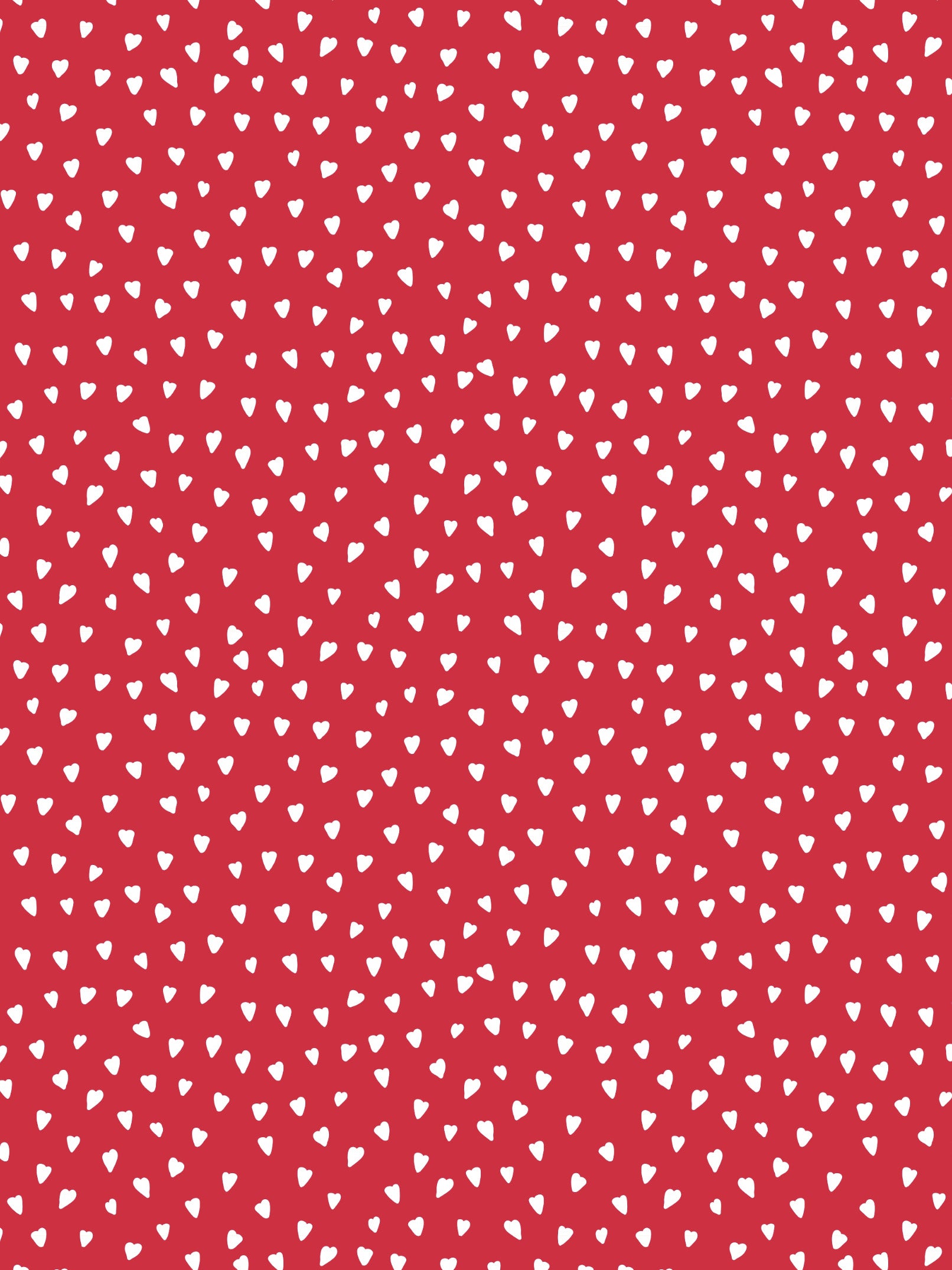 Image Transfers | Tiny White Hearts on Red
