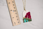 Load image into Gallery viewer, Flowers Bougainvillea Inspired Architecture Necklace
