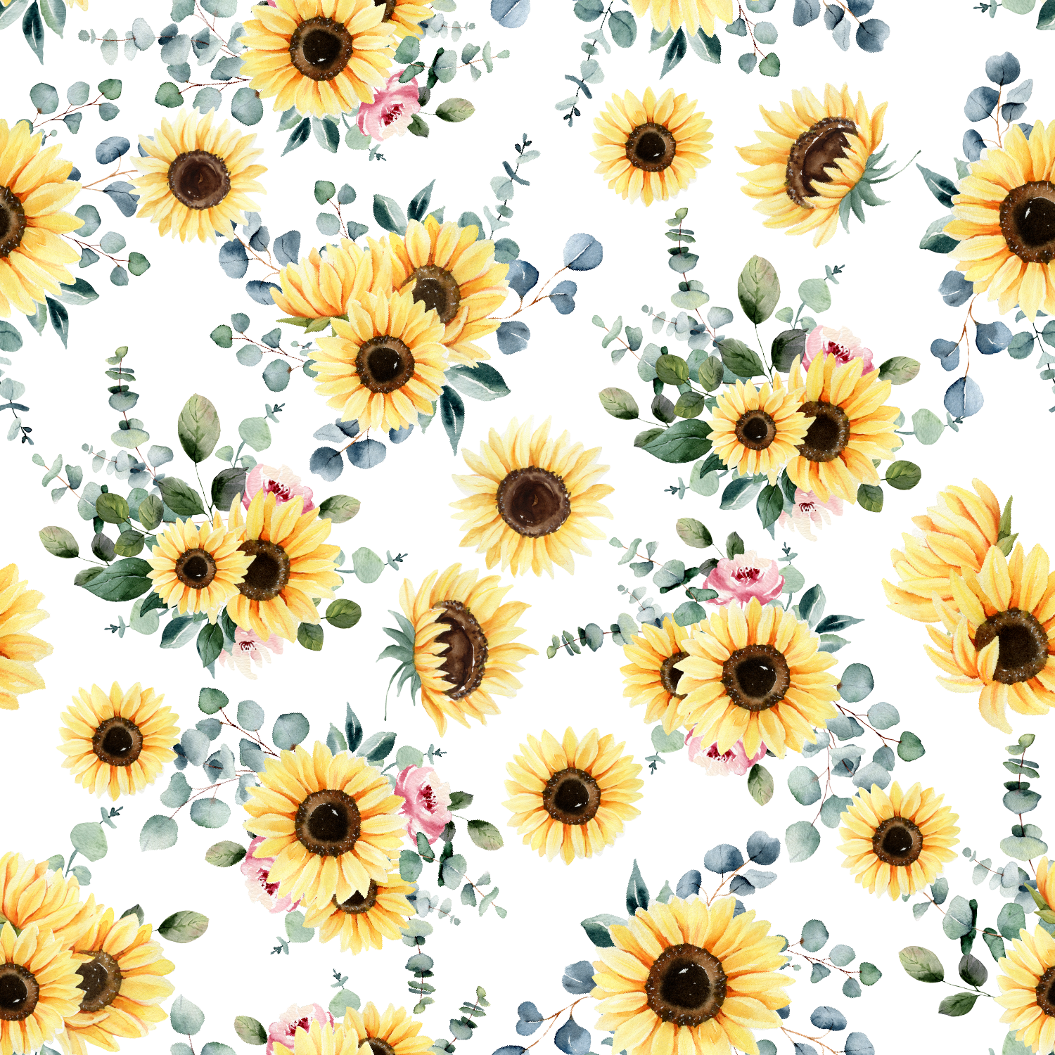 Image Transfers | Sunflowers & Eucalyptus